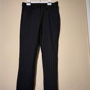 Calvin Klein Black Pinstripe Trousers